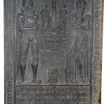 Grabplatte des Melchior von Uslar und seiner Frau Margarete